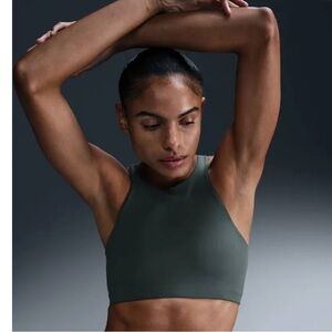 Women's Dark Green Sports Bra